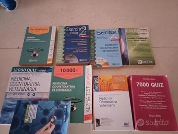Libri test per medicina, biologia, infermieristica