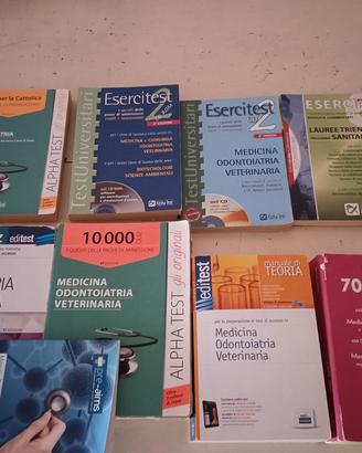Libri test per medicina, biologia, infermieristica