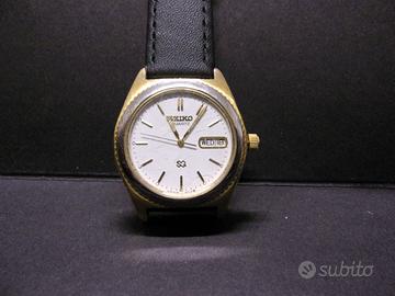 orologio Seiko quarzo funzionante cinturino nuovo