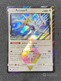 Arceus Prisma carta Pokemon apocalisse di luce