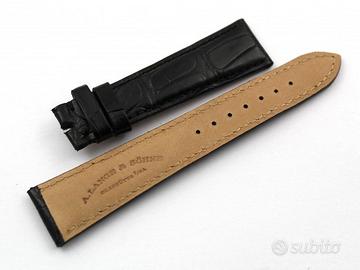 Cinturino A.Lange & Sohne Nero Alligatore 20mm