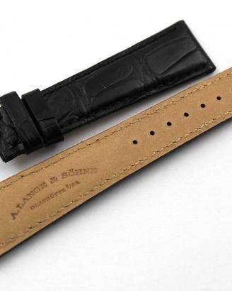 Cinturino A.Lange & Sohne Nero Alligatore 20mm