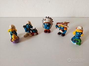 Puffi Vintage Schleich Peyo Figure Lotto Bundle