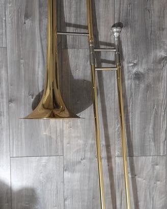 Trombone tenore in Sib in ottone(usato 2 mesi)
