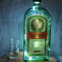Lampada JAGERMEISTER Led a batteria con bicchiere