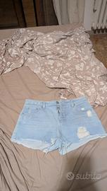 Shorts donna in jeans