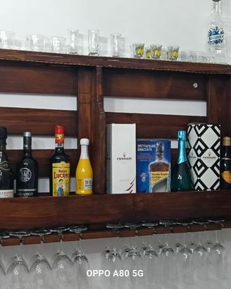 Bar da parete,+ portabottiglie fai da te
