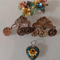 set con ciondolo Murano vintage 45 anni fa