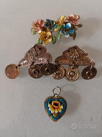 set con ciondolo Murano vintage 45 anni fa