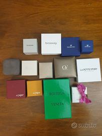 Lotto scatole portagioie(Swarovski,Fabiani e)