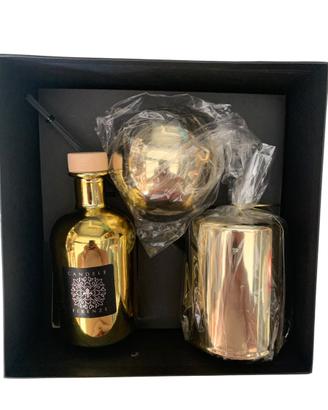 Set 3 candele con imballaggio originale