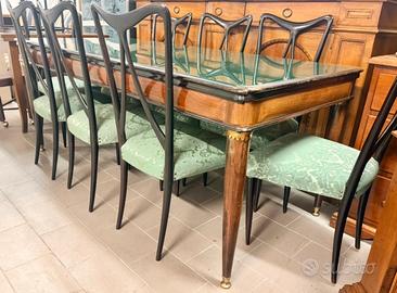 Tavolo rettangolare modernariato anni 50