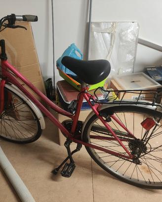 USATO - BICI 27" ROSA ITALIANA 