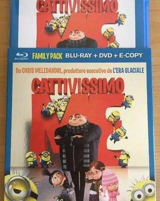 Cattivissimo Me (Minions) family pack Blu ray+DVD