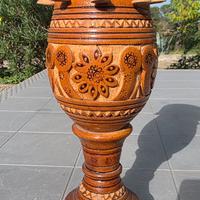 Vaso calice vintage anni 60-70 arte popolare