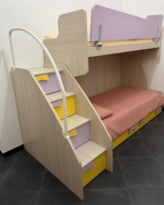 CAMERETTA (2 letti+2 scrivanie+2 pareti atrezzate)