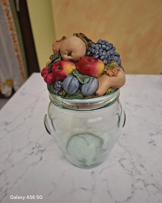 Vaso Decorativo Frutta Nadir Vetro 