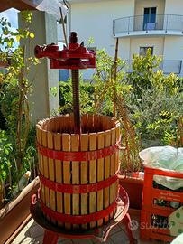 Torchio manuale in legnl