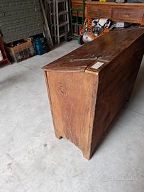 madia in legno rovere