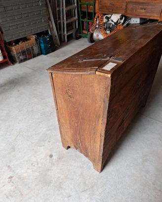 madia in legno rovere