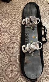 Tavola snowboard burton blunt 156 w + attacchi