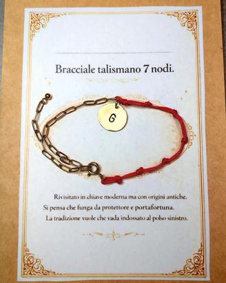 Bracciale 7 Nodi Portafortuna