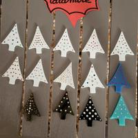 Alberelli di Natale in acetato 