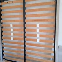 Rete doghe legno + materasso matrimoniale Falomo