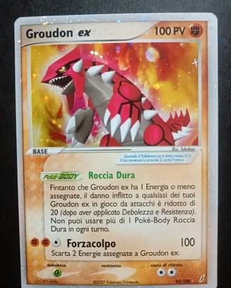 Groudon ex 93/100 ITA EX Guardiani dei Cristalli
