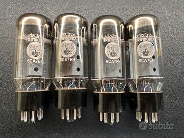 Quartetto valvole Electro Harmonix 6CA7 / EL34