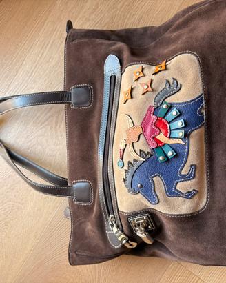 Borsa suede Piero Guidi