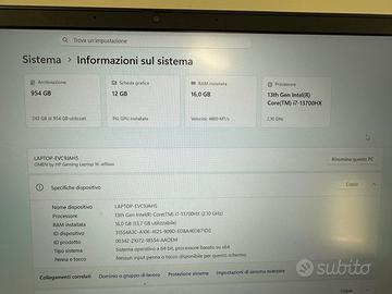 pc portatile da gaming