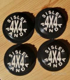 5 dico 5 coppette copri mozzi Panda 4x4 Sisley 