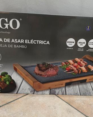 Electric Grill Whit Bamboo SOGO