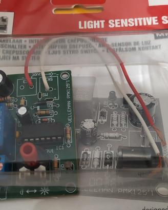 Light sensitive switch mk125 interruttore luce