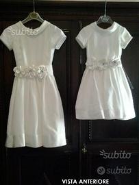 Abitini sartoriali cerimonia bambina 4 e 7-8 anni