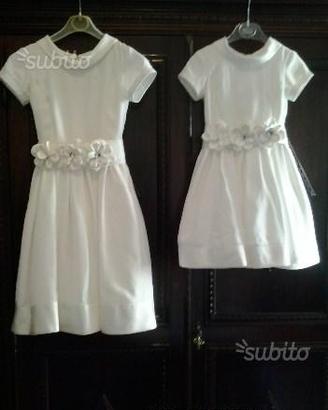 Abitini sartoriali cerimonia bambina 4 e 7-8 anni