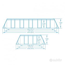 Piscina usata pochissimo