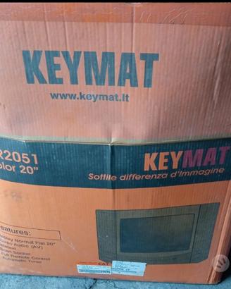 TV tubo catodico Keymat Philips 20" 21" televisore