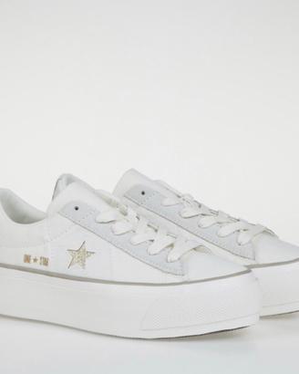Converse Platform tg 35/2 beige originali