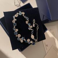 bracciale swarovski celeste in argento