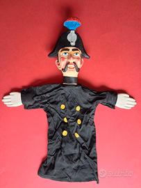 Burattino da mano carabiniere vintage 35