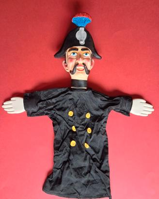 Burattino da mano carabiniere vintage 35