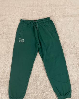 Pantalone tuta verde