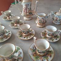 Servizio raro da Caffè Capodimonte Vintage 