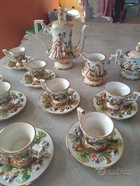 Servizio raro da Caffè Capodimonte Vintage 