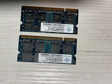 Ram DDR2 Nanya (1 Gb x 2) 2Rx8 PC2-5300S-12-F1.667