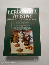 libro vintage " L' erborista in casa"