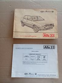 Alfa Romeo 33 1.3 1.5 Quadrifoglio USO MANUTENZION