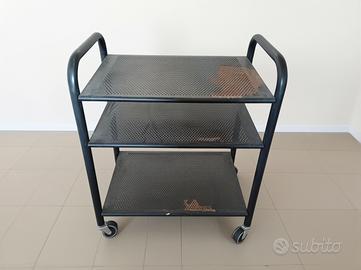 Carrello tre piani in ferro